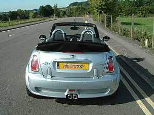 Mini Cooper S Cabrio performance exhaust system